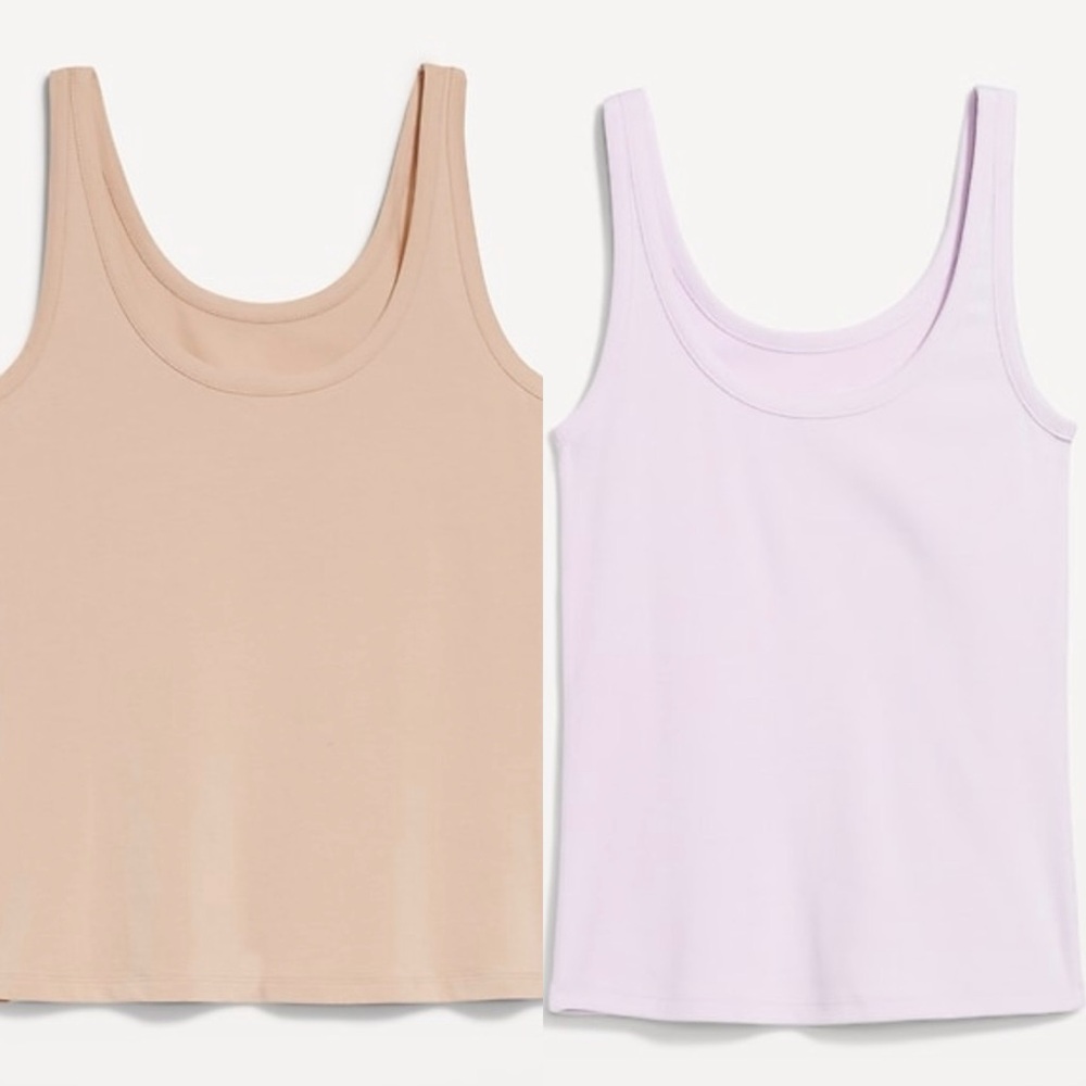Women's frappe and lilac mist  Tank Tops from old navy
